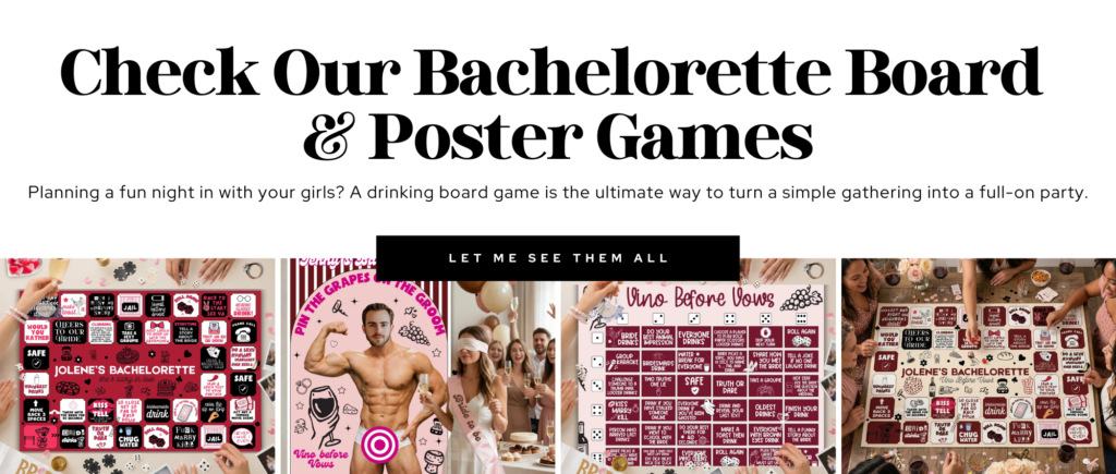 bachelorette drinking board game