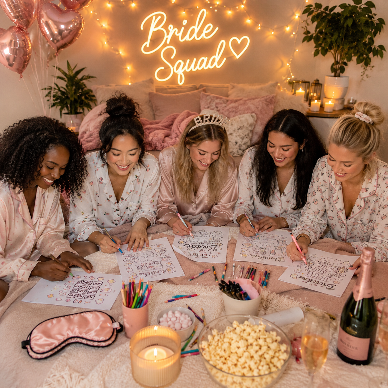 Cozy Bachelorette Party Activities for a Girls Night In